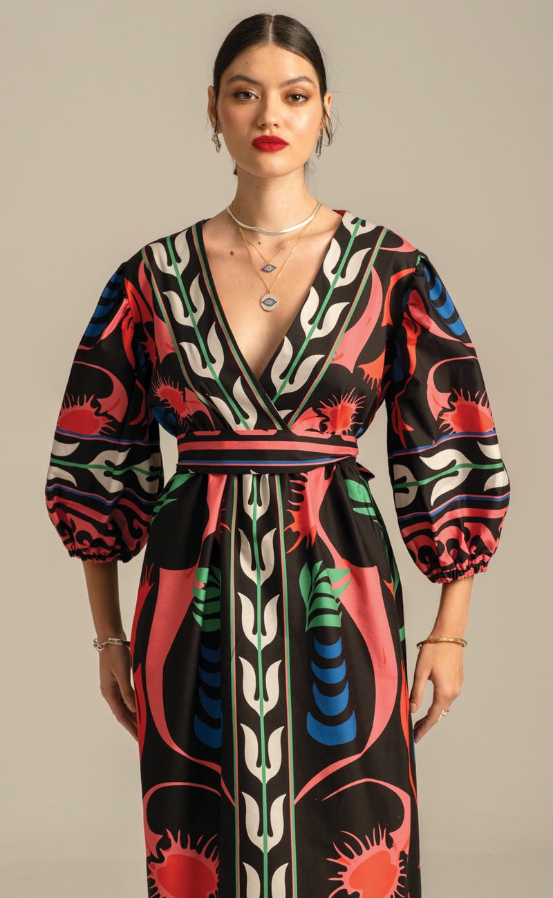 NARCISSUS DRESS - Cotton