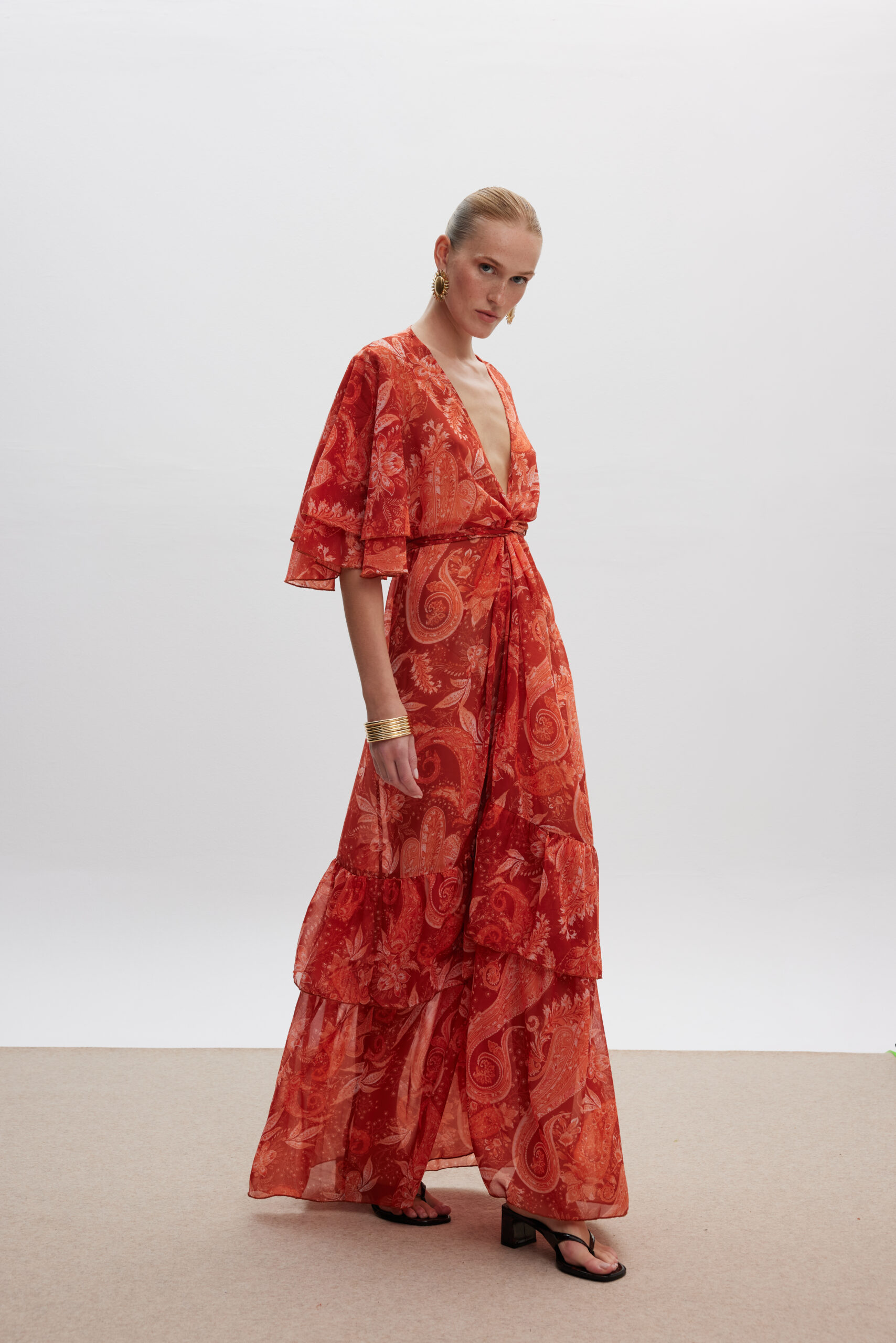 Bronze Goddess Kimono - Image 4