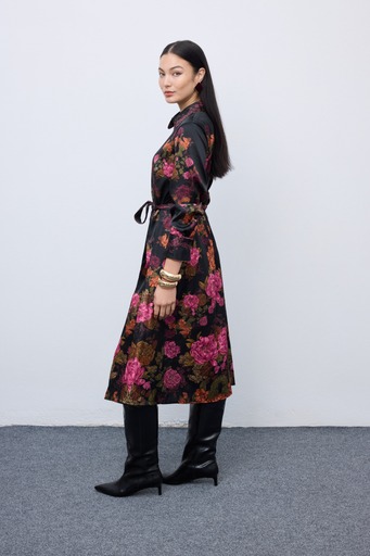 Alternative view of Winter Bloom Shirtdress