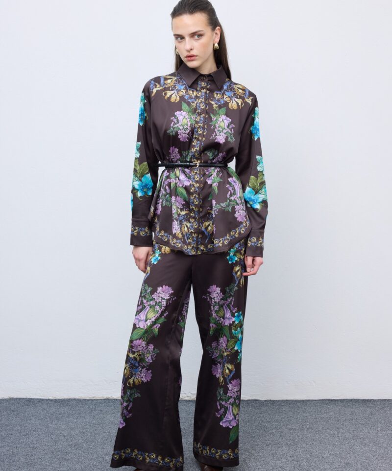 Mocha Blossom Pyjama Set