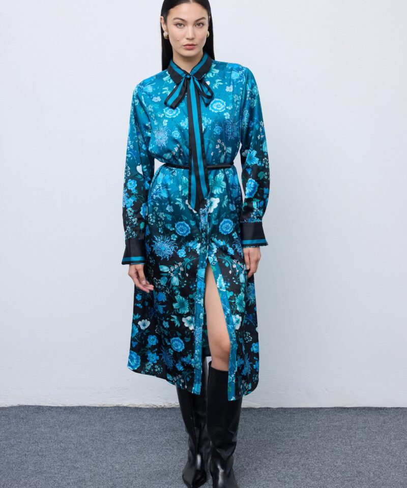 Skyfall Blossom Shirtdress