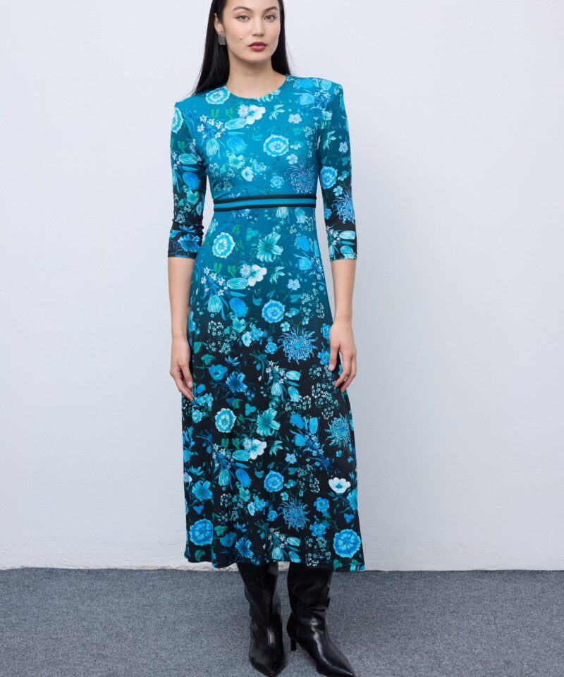 Alternative view of Skyfall Blossom Zersei Midi Dress